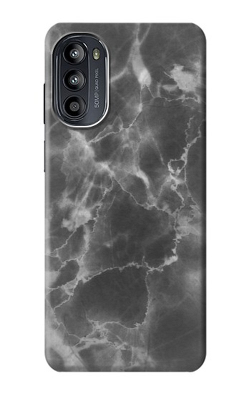 S2526 Black Marble Graphic Printed Case Cover Custodia per Motorola Moto G52, G82 5G