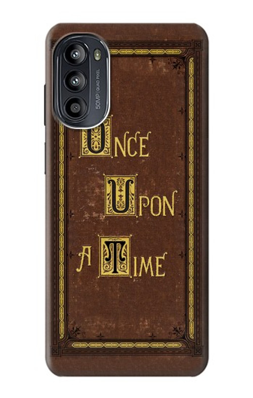 S2824 Once Upon a Time Book Cover Case Cover Custodia per Motorola Moto G52, G82 5G
