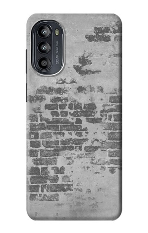 S3093 Old Brick Wall Case Cover Custodia per Motorola Moto G52, G82 5G