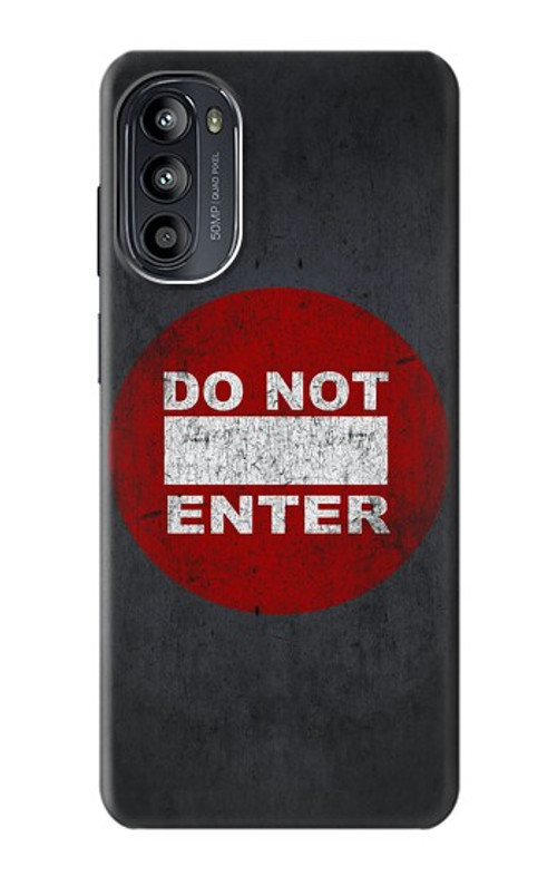 S3683 Do Not Enter Case Cover Custodia per Motorola Moto G52, G82 5G S3683 Do Not Enter Case Cover Custodia per Motorola Moto G52, G82 5G