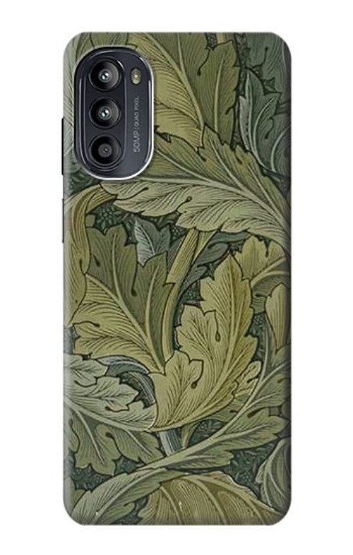 S3790 William Morris Acanthus Leaves Case Cover Custodia per Motorola Moto G52, G82 5G