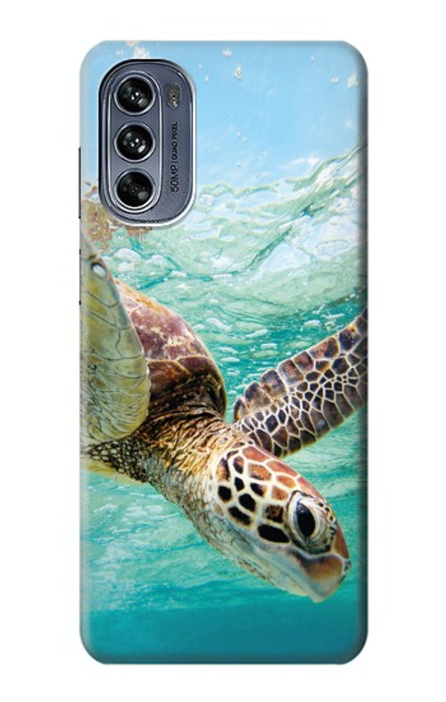 S1377 Ocean Sea Turtle Case Cover Custodia per Motorola Moto G62 5G