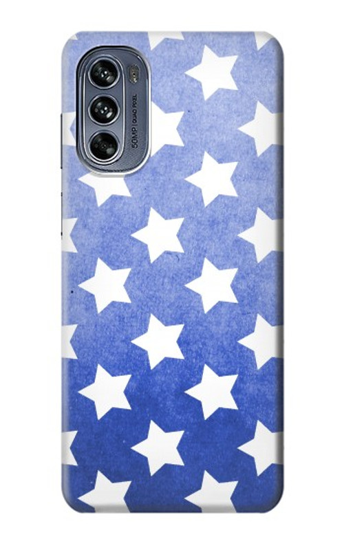 S2481 Star Pattern Case Cover Custodia per Motorola Moto G62 5G