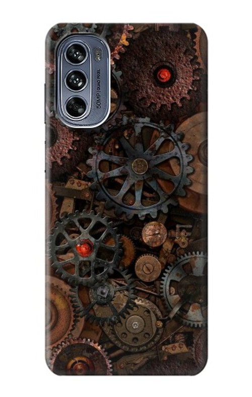 S3884 Steampunk Mechanical Gears Case Cover Custodia per Motorola Moto G62 5G