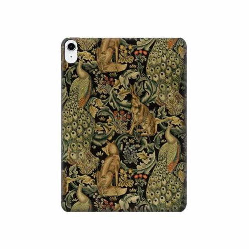 S3661 William Morris Forest Velvet Case Cover Custodia per iPad 10.9 (2025,2022)