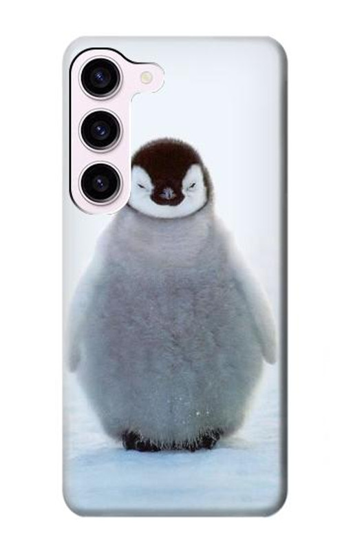 S1075 Penguin Ice Case Cover Custodia per Samsung Galaxy S23 S1075 Penguin Ice Case Cover Custodia per Samsung Galaxy S23