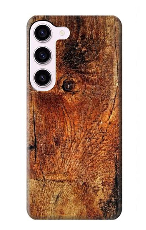 S1140 Wood Skin Graphic Case Cover Custodia per Samsung Galaxy S23