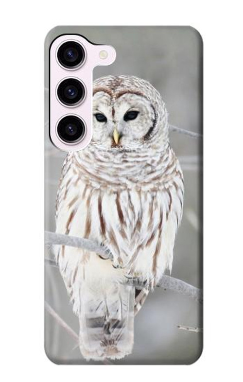 S1566 Snowy Owl White Owl Case Cover Custodia per Samsung Galaxy S23