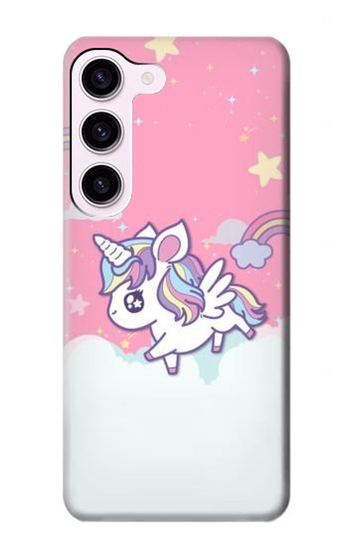 S3518 Unicorn Cartoon Case Cover Custodia per Samsung Galaxy S23