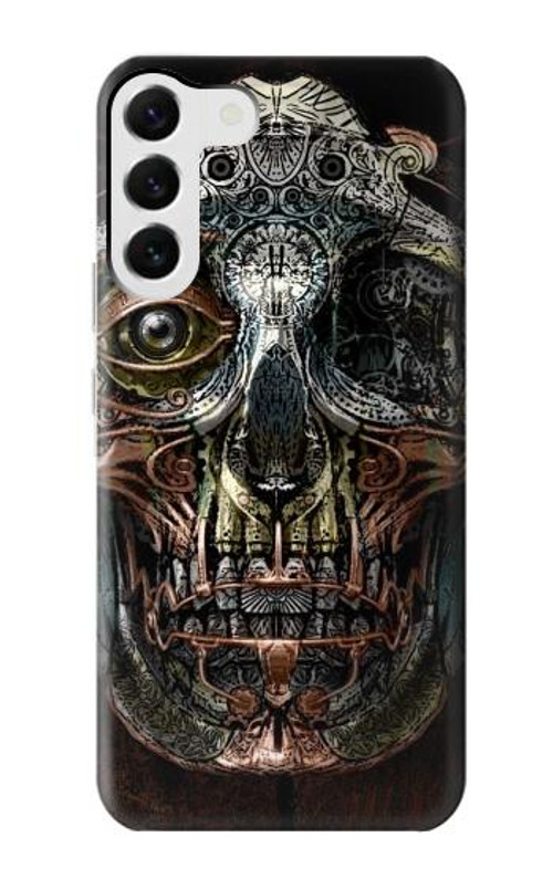 S1685 Steampunk Skull Head Case Cover Custodia per Samsung Galaxy S23 Plus