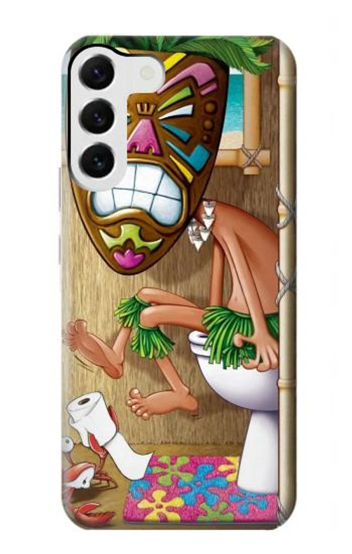 S1702 Tiki Man Toilet Case Cover Custodia per Samsung Galaxy S23 Plus S1702 Tiki Man Toilet Case Cover Custodia per Samsung Galaxy S23 Plus