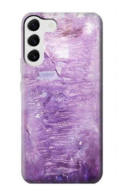 S2690 Amethyst Crystals Graphic Printed Case Cover Custodia per Samsung Galaxy S23 Plus S2690 Amethyst Crystals Graphic Printed Case Cover Custodia per Samsung Galaxy S23 Plus