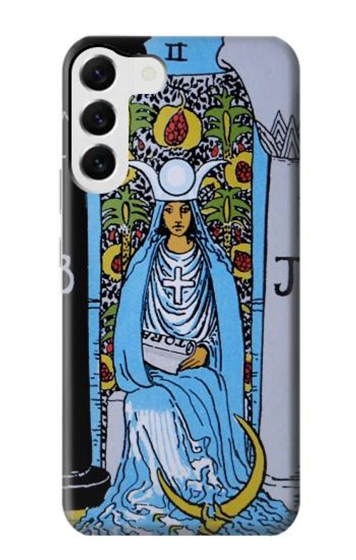 S2764 High Priestess Tarot Card Case Cover Custodia per Samsung Galaxy S23 Plus S2764 High Priestess Tarot Card Case Cover Custodia per Samsung Galaxy S23 Plus