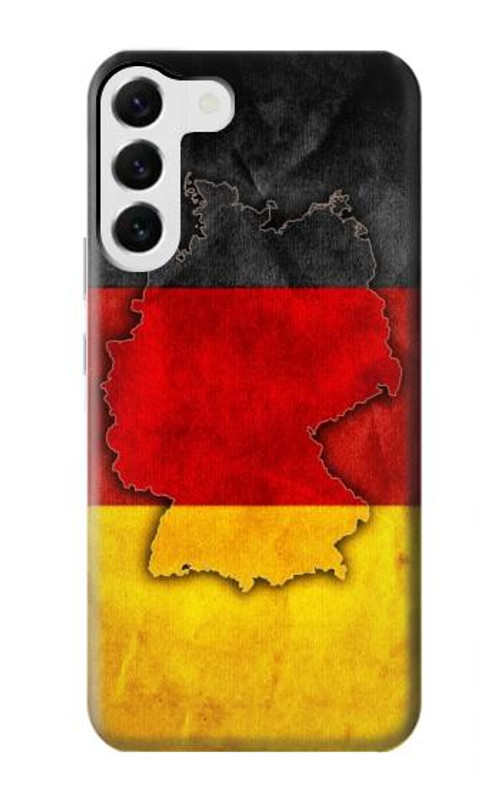 S2935 Germany Flag Map Case Cover Custodia per Samsung Galaxy S23 Plus
