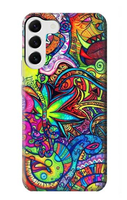 S3255 Colorful Art Pattern Case Cover Custodia per Samsung Galaxy S23 Plus