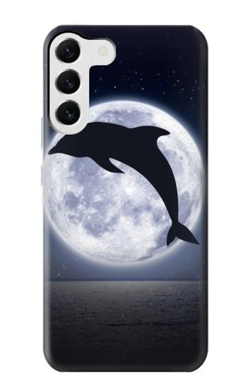 S3510 Dolphin Moon Night Case Cover Custodia per Samsung Galaxy S23 Plus