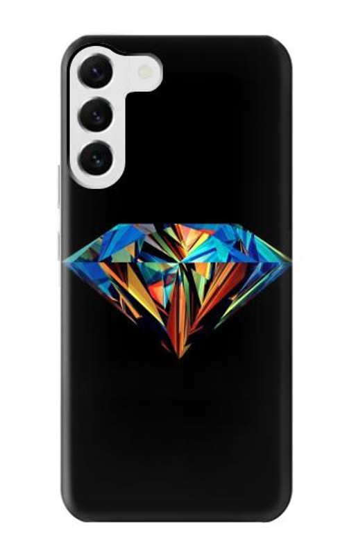 S3842 Abstract Colorful Diamond Case Cover Custodia per Samsung Galaxy S23 Plus