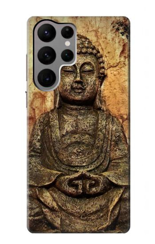 S0344 Buddha Rock Carving Case Cover Custodia per Samsung Galaxy S23 Ultra S0344 Buddha Rock Carving Case Cover Custodia per Samsung Galaxy S23 Ultra