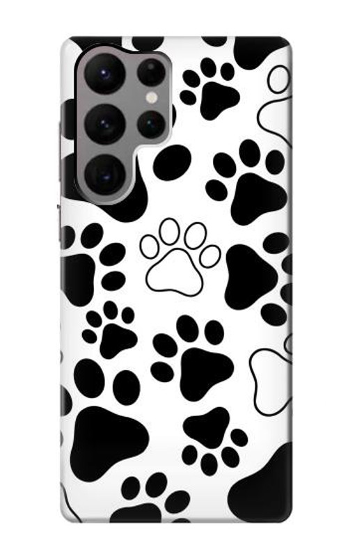 S2904 Dog Paw Prints Case Cover Custodia per Samsung Galaxy S23 Ultra