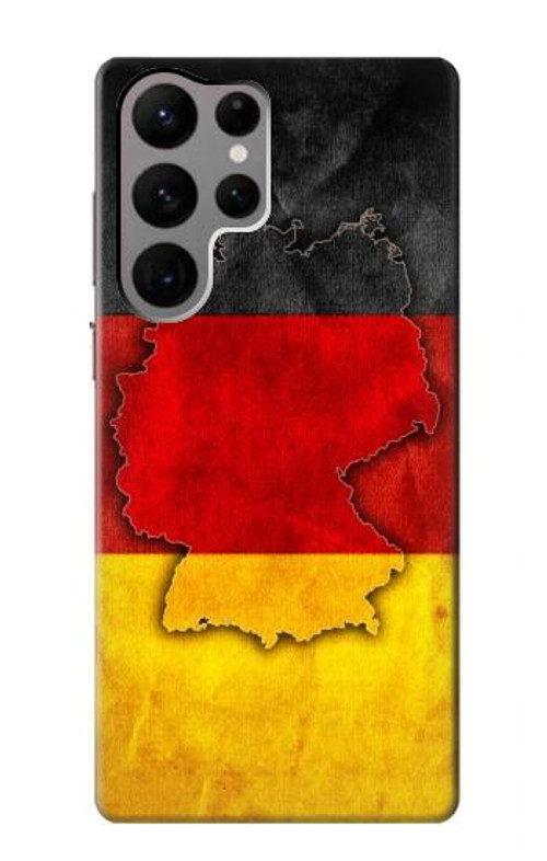 S2935 Germany Flag Map Case Cover Custodia per Samsung Galaxy S23 Ultra