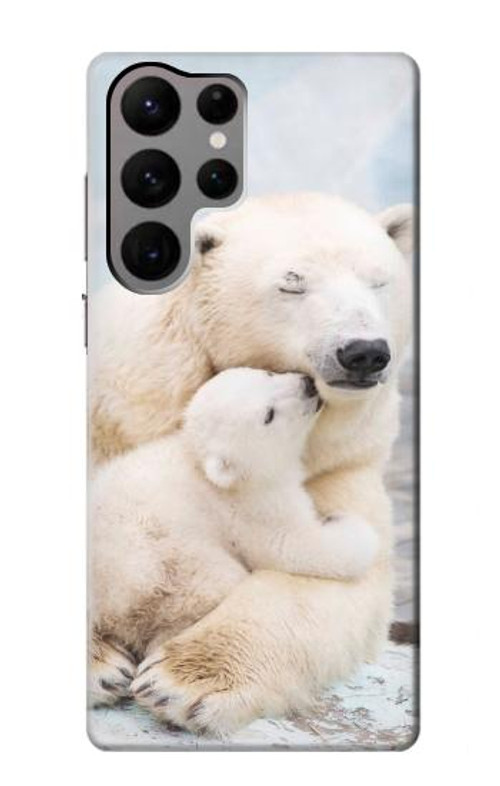 S3373 Polar Bear Hug Family Case Cover Custodia per Samsung Galaxy S23 Ultra