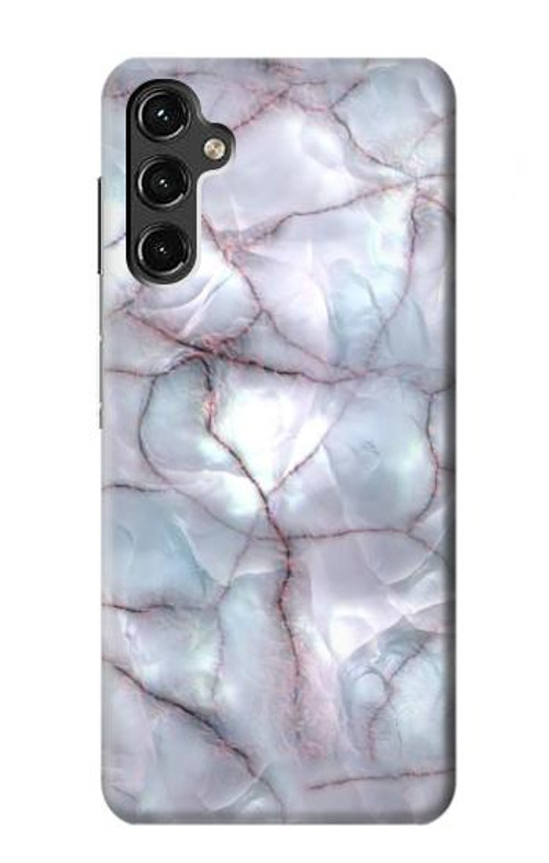 S2316 Dark Blue Marble Texture Graphic Print Case Cover Custodia per Samsung Galaxy A14 5G