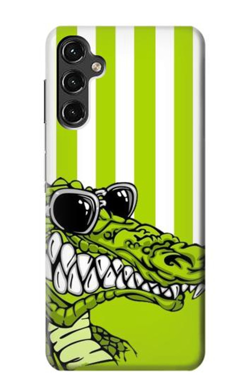S2323 Funny Green Alligator Crocodile Case Cover Custodia per Samsung Galaxy A14 5G S2323 Funny Green Alligator Crocodile Case Cover Custodia per Samsung Galaxy A14 5G