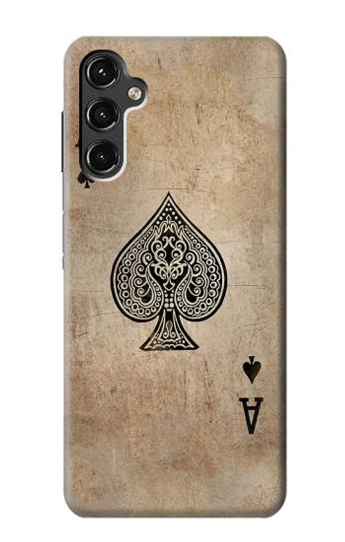 S2928 Vintage Spades Ace Card Case Cover Custodia per Samsung Galaxy A14 5G