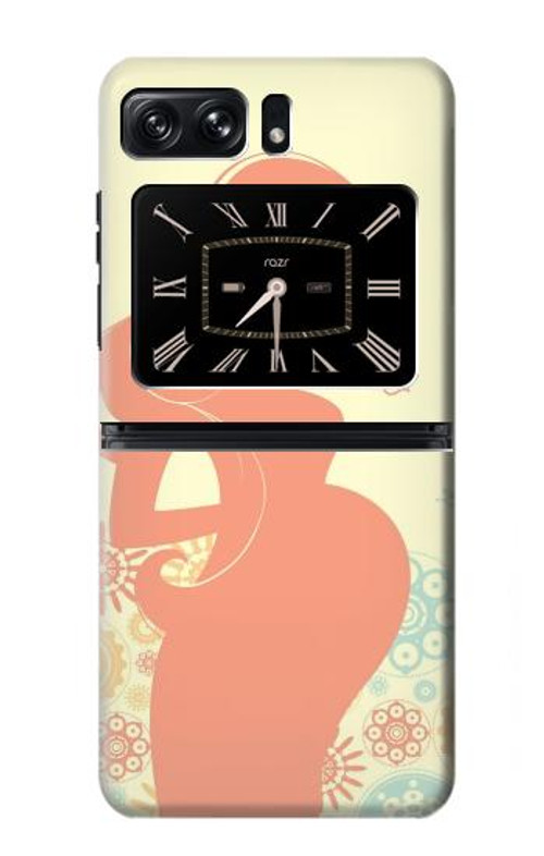 S0815 Pregnant Art Case Cover Custodia per Motorola Moto Razr 2022 S0815 Pregnant Art Case Cover Custodia per Motorola Moto Razr 2022