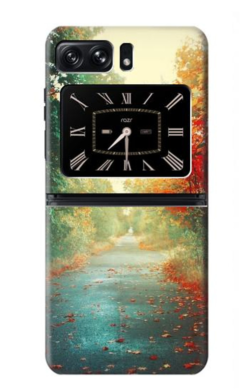 S0913 Road Through The Woods Case Cover Custodia per Motorola Moto Razr 2022