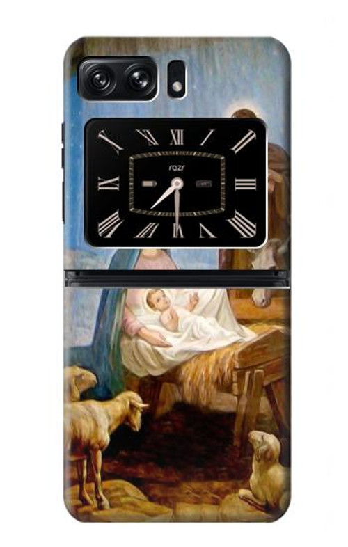 S2276 The Nativity Case Cover Custodia per Motorola Moto Razr 2022