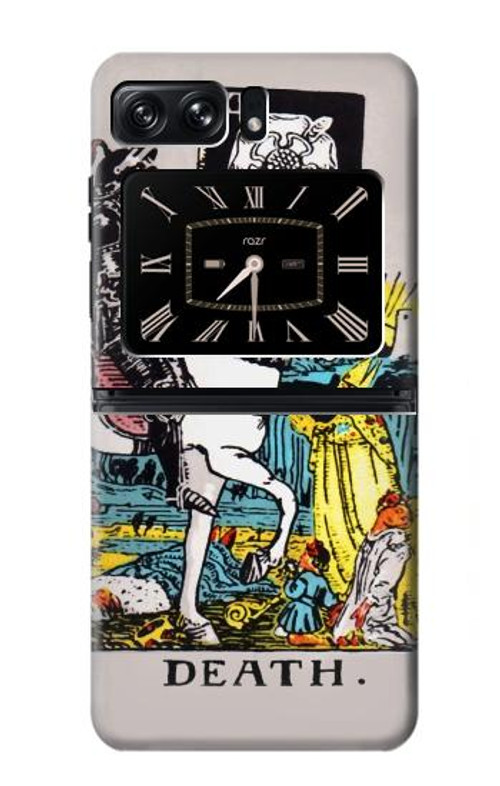 S3008 Tarot Card Death Case Cover Custodia per Motorola Moto Razr 2022