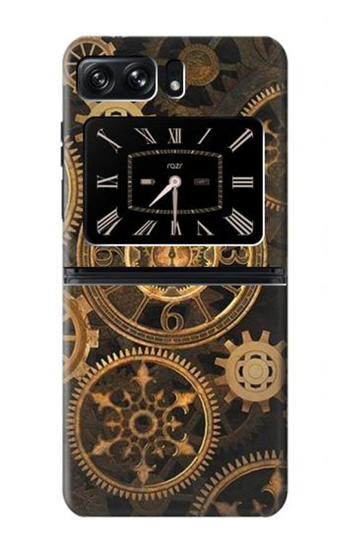 S3442 Clock Gear Case Cover Custodia per Motorola Moto Razr 2022