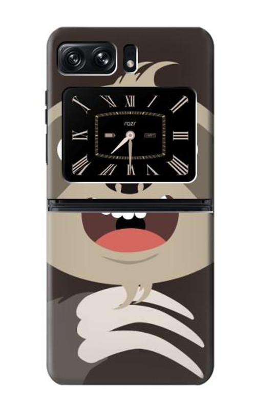 S3855 Sloth Face Cartoon Case Cover Custodia per Motorola Moto Razr 2022