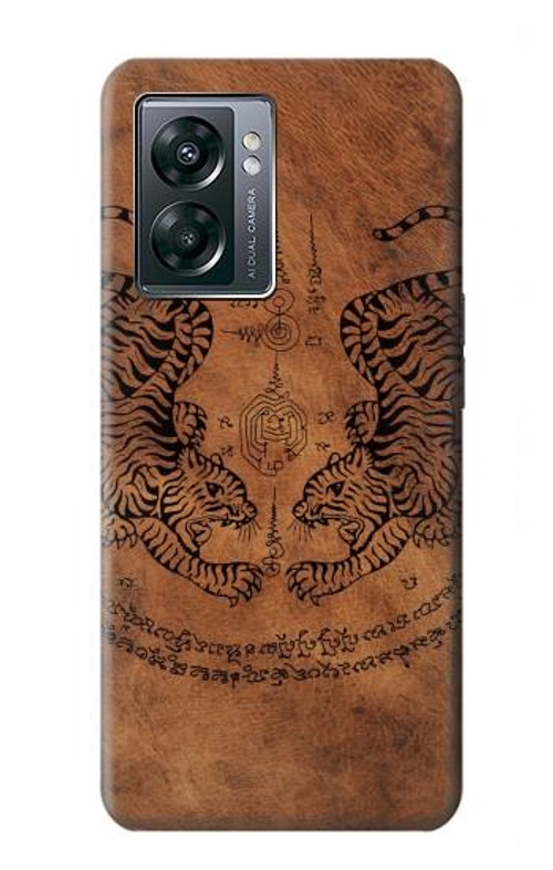 S3209 Sak Yant Twin Tiger Case Cover Custodia per OnePlus Nord N300