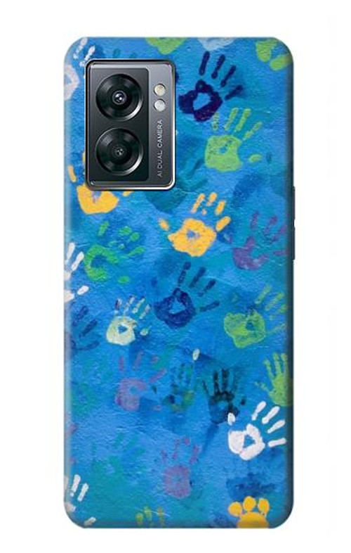 S3403 Hand Print Case Cover Custodia per OnePlus Nord N300