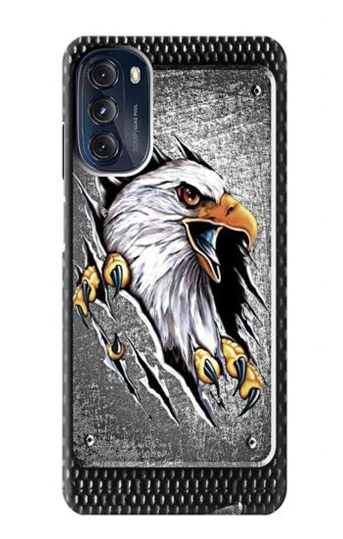 S0855 Eagle Metal Case Cover Custodia per Motorola Moto G 5G (2023)