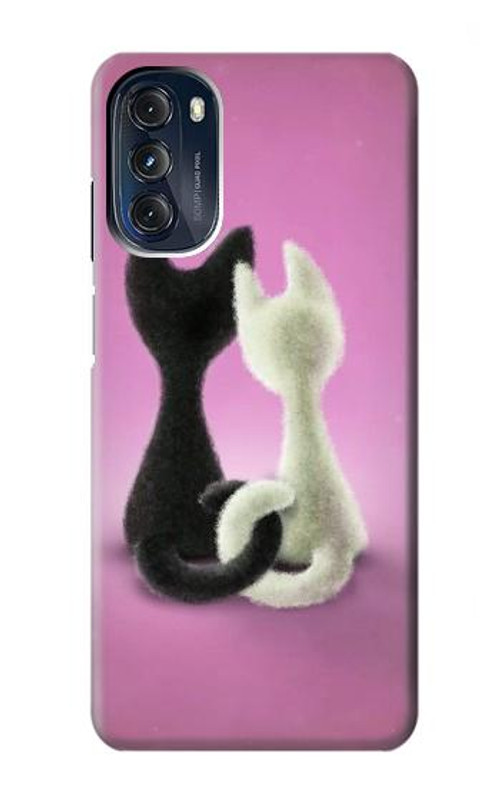 S1832 Love Cat Case Cover Custodia per Motorola Moto G 5G (2023)