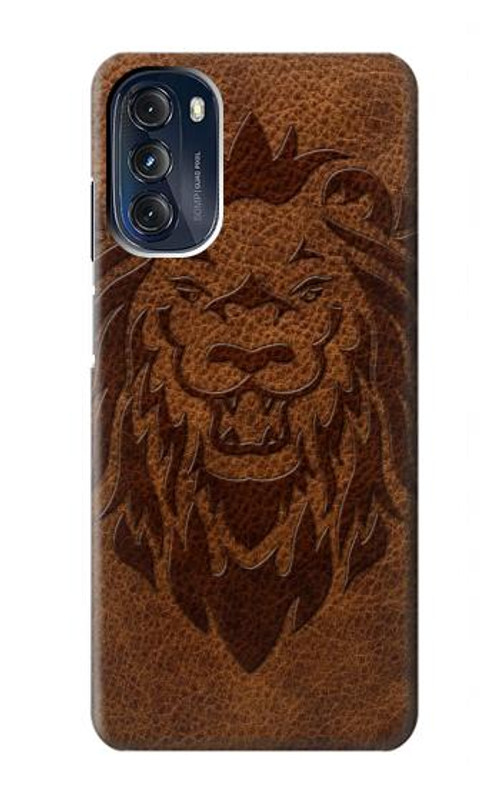 S2529 Leo Zodiac Tattoo Brown Graphic Print Case Cover Custodia per Motorola Moto G 5G (2023)