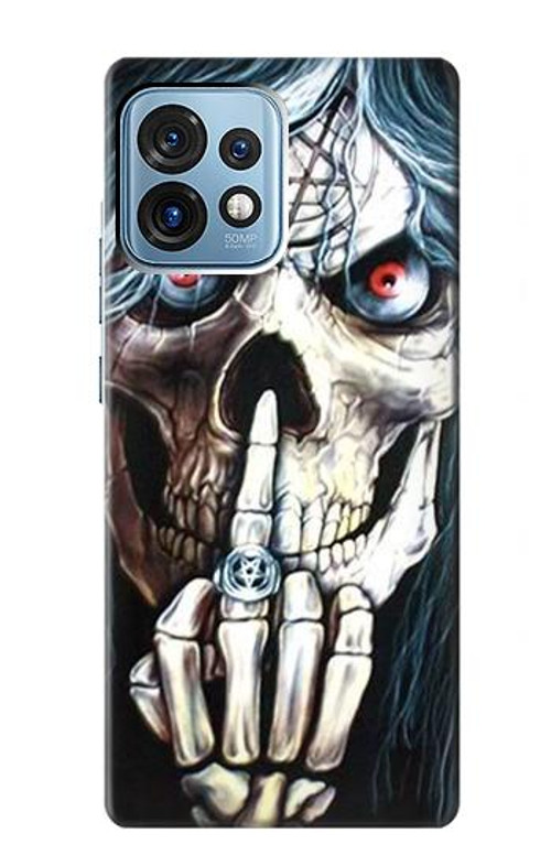 S0222 Skull Pentagram Case Cover Custodia per Motorola Edge+ (2023), X40, X40 Pro, Edge 40 Pro