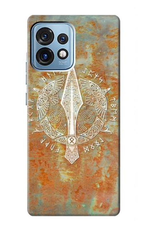 S3827 Gungnir Spear of Odin Norse Viking Symbol Case Cover Custodia per Motorola Edge+ (2023), X40, X40 Pro, Edge 40 Pro