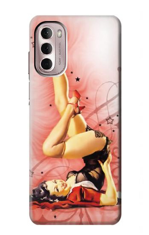 S1669 Pinup Girl Vintage Case Cover Custodia per Motorola Moto G Stylus 4G (2022)