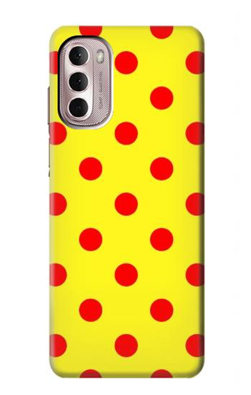 S3526 Red Spot Polka Dot Case Cover Custodia per Motorola Moto G Stylus 4G (2022)