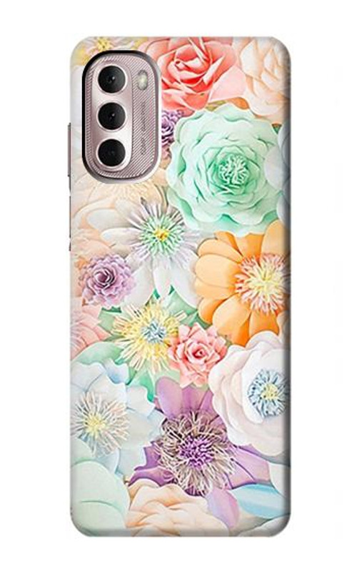 S3705 Pastel Floral Flower Case Cover Custodia per Motorola Moto G Stylus 4G (2022)