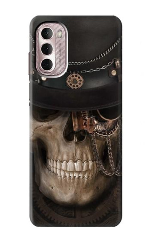 S3852 Steampunk Skull Case Cover Custodia per Motorola Moto G Stylus 4G (2022)