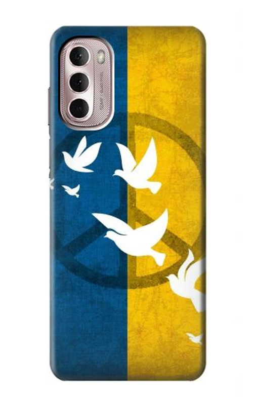 S3857 Peace Dove Ukraine Flag Case Cover Custodia per Motorola Moto G Stylus 4G (2022)