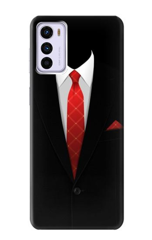 S1805 Black Suit Case Cover Custodia per Motorola Moto G42