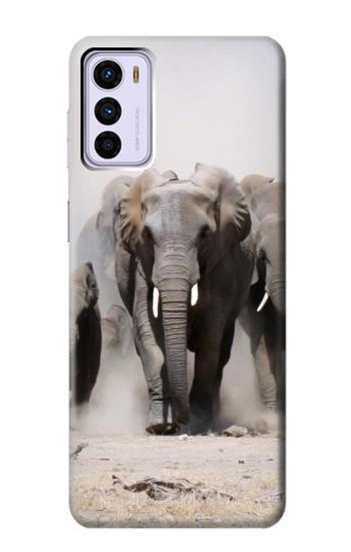 S3142 African Elephant Case Cover Custodia per Motorola Moto G42
