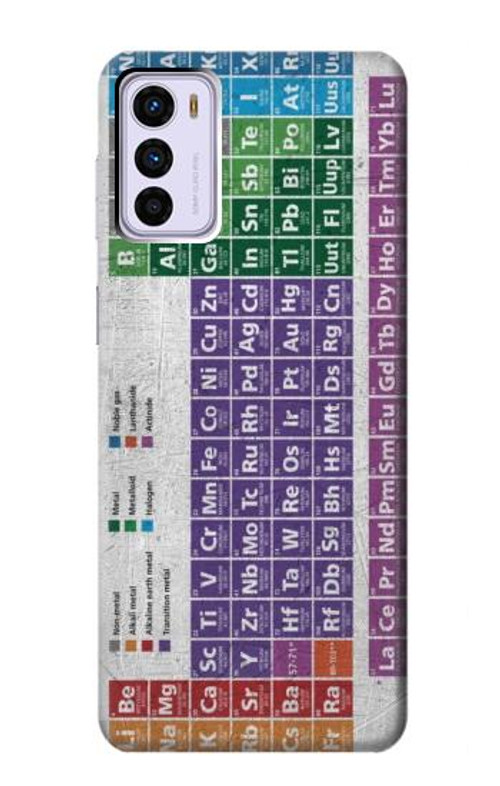 S3383 Periodic Table Case Cover Custodia per Motorola Moto G42