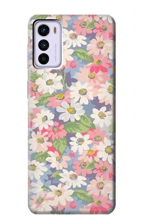 S3688 Floral Flower Art Pattern Case Cover Custodia per Motorola Moto G42